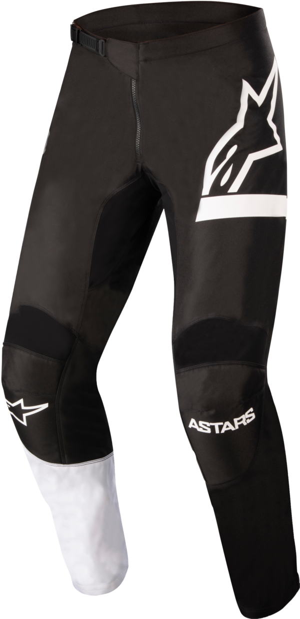 ALPINESTARS FLUID CHASER PANTS BLACK/WHITE SZ 36 - 3722422-12-36