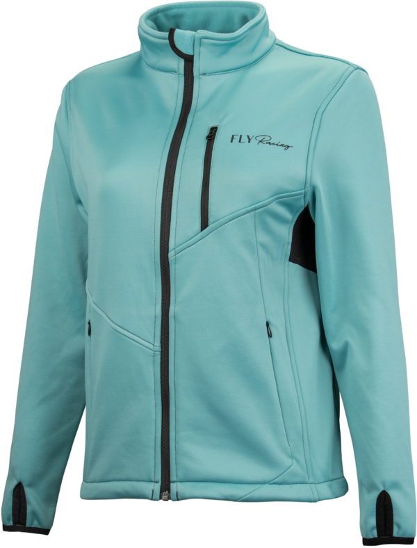 FLY RACING WOMEN'S MID-LAYER JACKET BLUE XS - 354-6341XS