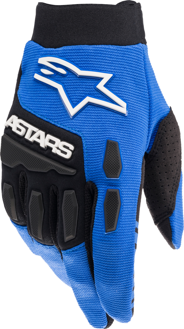 ALPINESTARS FULL BORE GLOVES BLUE/BLACK SM - 3563622-713-S