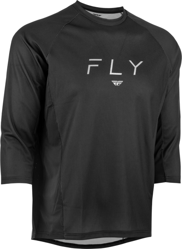 FLY RACING RIPA 3/4 SLEEVE JERSEY BLACK/GREY XL - 352-8130X