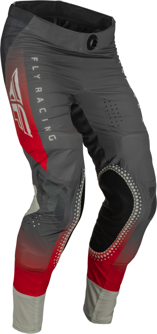 FLY RACING YOUTH LITE PANTS RED/GREY SZ 26 - 376-73326