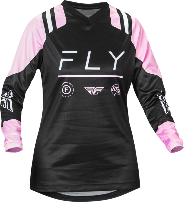 FLY RACING WOMEN'S F-16 JERSEY BLACK/LAVENDER LG - 377-821L