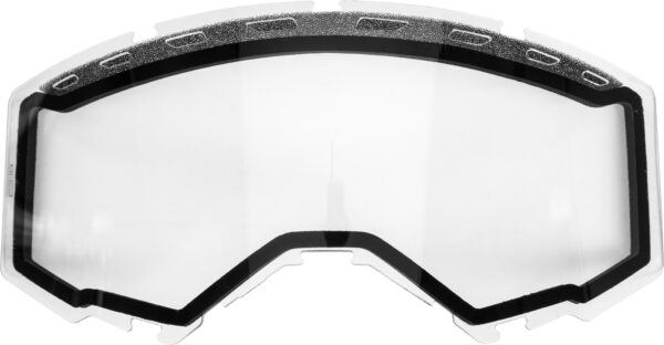 FLY RACING YOUTH DUAL LENS WITH VENTS CLEAR - FLD-004