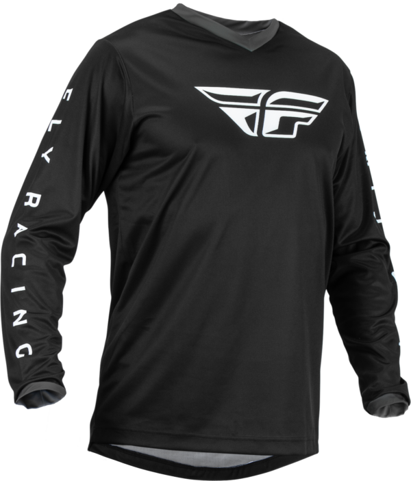 FLY RACING F-16 JERSEY BLACK/WHITE 3X - 376-9213X