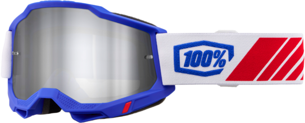 100-PERCENT ACCURI 2 GOGGLE KOLBY MIRROR SILVER LENS - 50014-00050