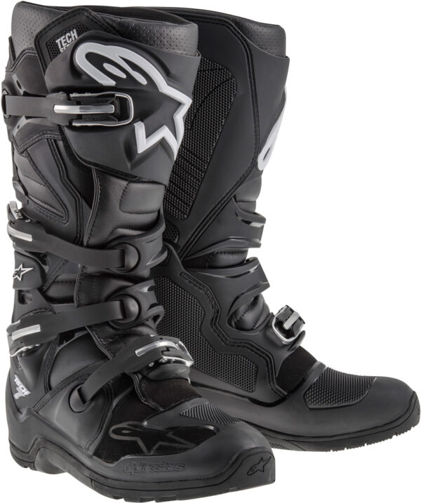 ALPINESTARS TECH 7 ENDURO BOOTS BLACK SZ 10 - 2012114-10-10