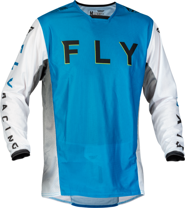 FLY RACING KINETIC MESH KORE JERSEY BLUE/WHITE/HI-VIS XL - 377-314X