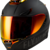 FLY RACING SENTINEL RECON HELMET MATTE BLACK/FIRE CHROME XS - 73-8427XS - Image 2