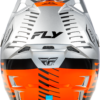 FLY RACING FORMULA CP SLICE HELMET GREY/ORANGE/BLACK XS - 73-0053XS - Image 2