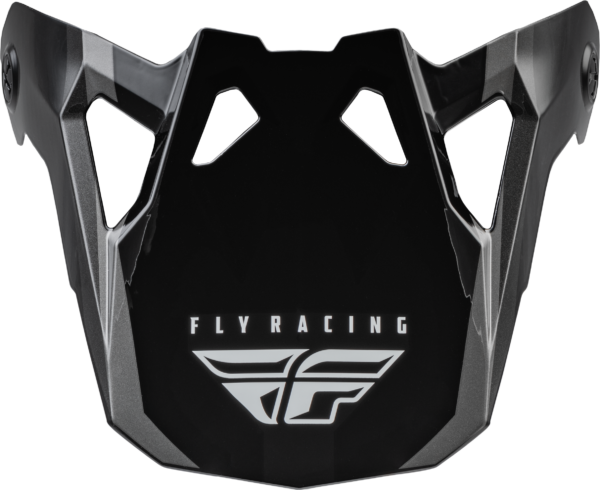 FLY RACING FORMULA CP RUSH HELMET VISOR GREY/BLACK/WHITE MD-2X - 73-87304L