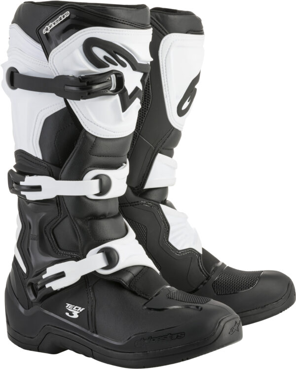 ALPINESTARS TECH 3 BOOTS BLACK/WHITE SZ 16 - 2013018-12-16