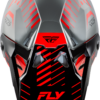 FLY RACING FORMULA CP SLICE HELMET GREY/RED/BLACK XL - 73-0051X - Image 3