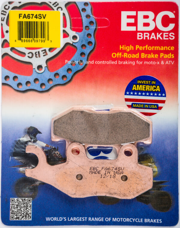 EBC BRAKE PADS FA674SV SEVERE DUTY SV SERIES - FA674SV