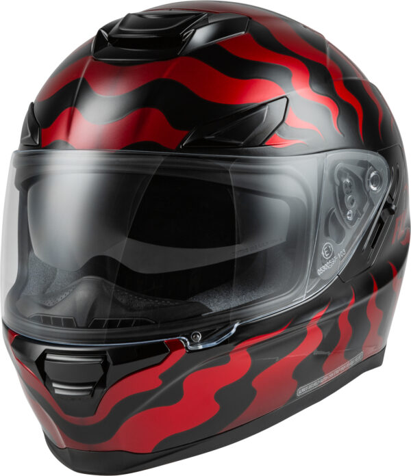 FLY RACING SENTINEL VENOM HELMET RED/BLACK SM - 73-8393S