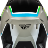 FLY RACING YOUTH KINETIC VISION HELMET GREY/BLACK YL - F73-8650YL - Image 5