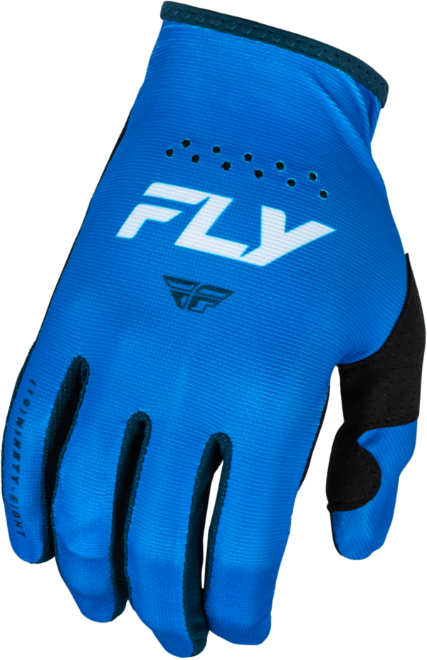 FLY RACING YOUTH LITE GLOVES BLUE/WHITE YS - 377-713YS