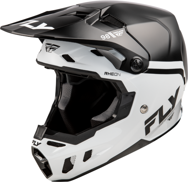 FLY RACING FORMULA CC OBJECTIVE HELMET BLACK/WHITE 2X - 73-43492X