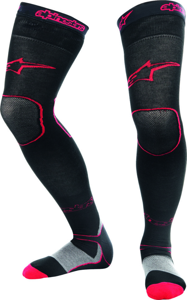 ALPINESTARS LONG MX SOCKS RED LG-2X - 4705015-13-L/2X