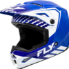 FLY RACING YOUTH KINETIC MENACE HELMET BLUE/WHITE YS - F73-8656YS - Image 3