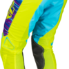 FLY RACING KINETIC MESH L.E. PANTS HI-VIS/BLUE/MAGENTA SZ 30 - 376-32230 - Image 2