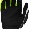 FLY RACING LITE UNCAGED GLOVES BLACK/WHITE/NEON GREEN XS - 377-742XS - Image 2