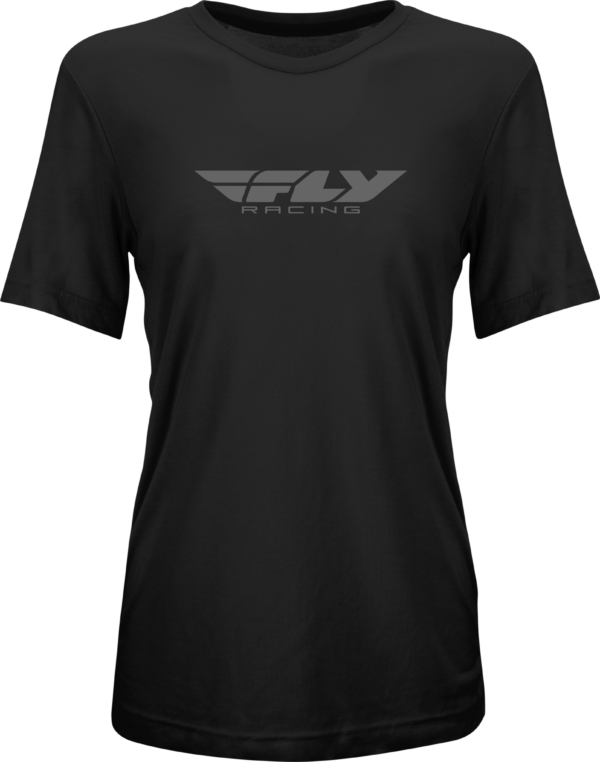 FLY RACING WOMEN'S FLY ORIGIN CORP TEE BLACK/GREY XL - 356-0100X