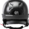 GMAX HH-75 HALF HELMET BLACK XS - H1750023 - Image 4