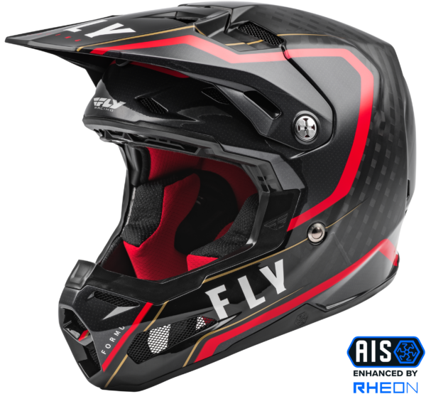 FLY RACING FORMULA CARBON AXON HELMET BLACK/RED XL - 73-4422X