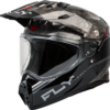 FLY RACING TREKKER KRYPTEK CONCEAL HELMET BLACK/GREY/WHITE SM - 73-7027S - Image 7