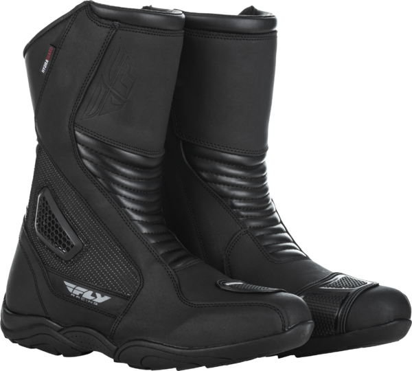 FLY RACING MILEPOST BOOTS BLACK SZ 08 - 361-98008