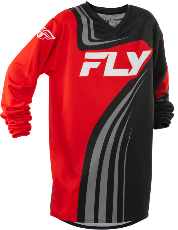 FLY RACING YOUTH F-16 JERSEY BLACK/RED/WHITE YXL - 378-220YXL