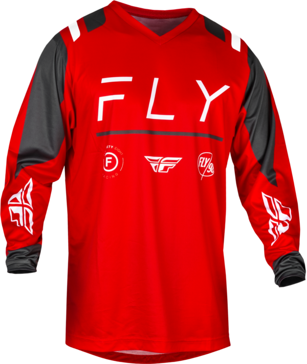 FLY RACING F-16 JERSEY RED/CHARCOAL/WHITE XL - 377-923X