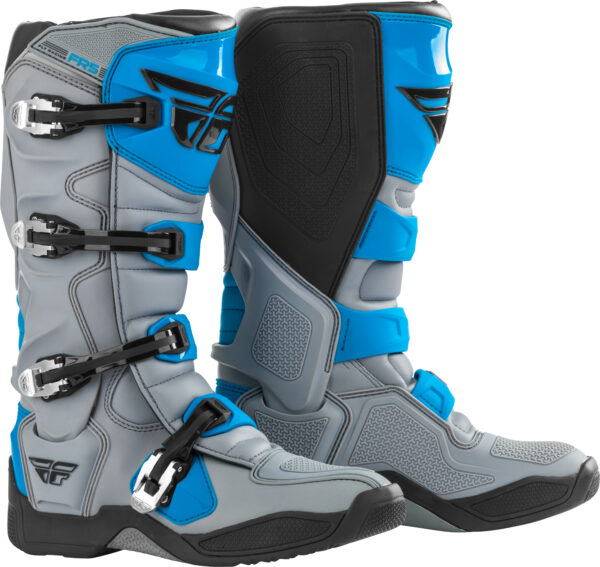 FLY RACING FR5 BOOTS GREY/BLUE SZ 11 - 364-71111