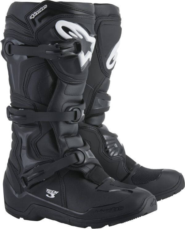 ALPINESTARS TECH 3 ENDURO BOOTS BLACK SZ 13 - 2013118-10-13