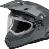 FLY RACING TREKKER CW SOLID HELMET ELEC SHLD GREY SM - 73-31365S - Image 2