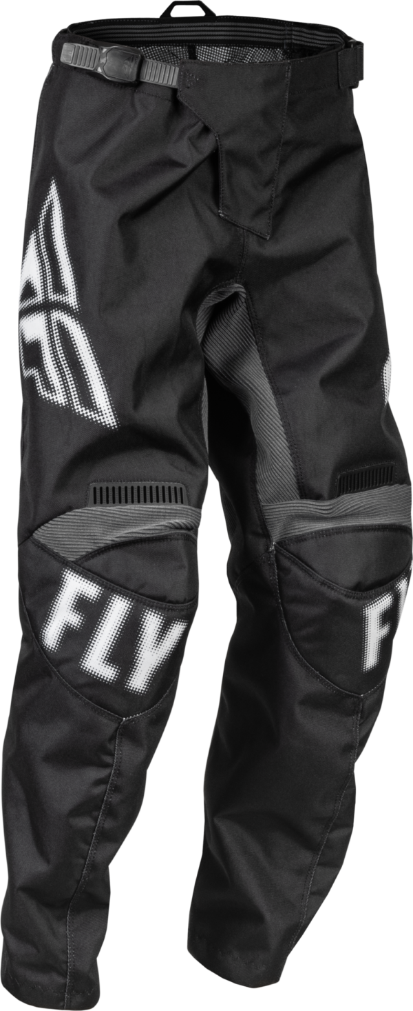 FLY RACING YOUTH F-16 PANTS BLACK/WHITE SZ 26 - 376-23226