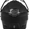 FLY RACING TREKKER SOLID HELMET MATTE BLACK XS - 73-7021XS - Image 2