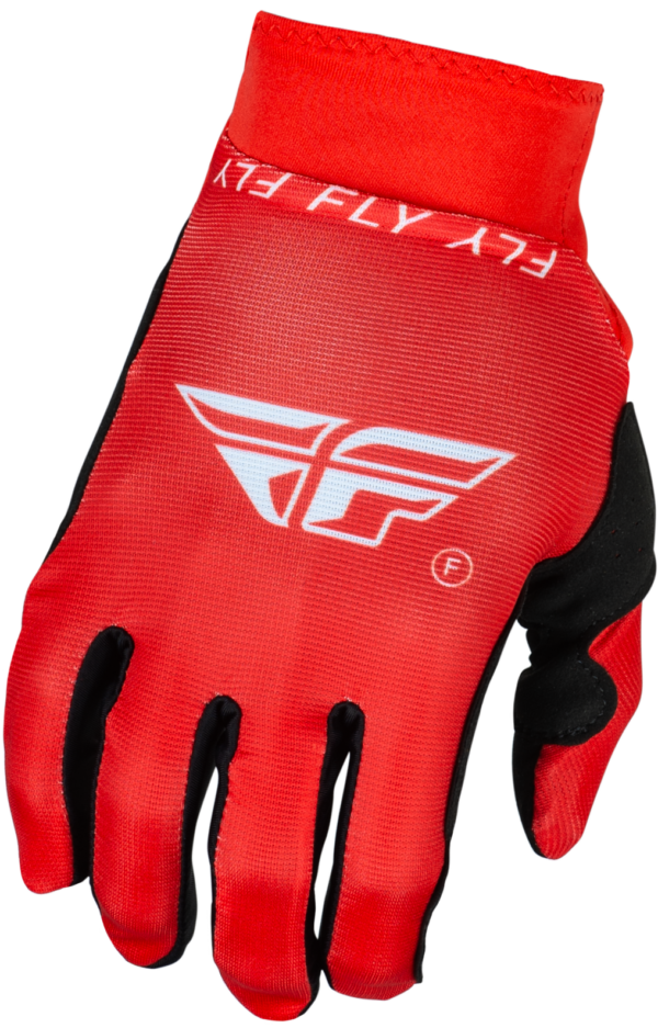 FLY RACING YOUTH PRO LITE GLOVES RED/WHITE YL - 377-044YL