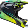 FLY RACING YOUTH WERX-R CARBON HELMET HI-VIS/TEAL CARBON YL - 73-9223YL - Image 5