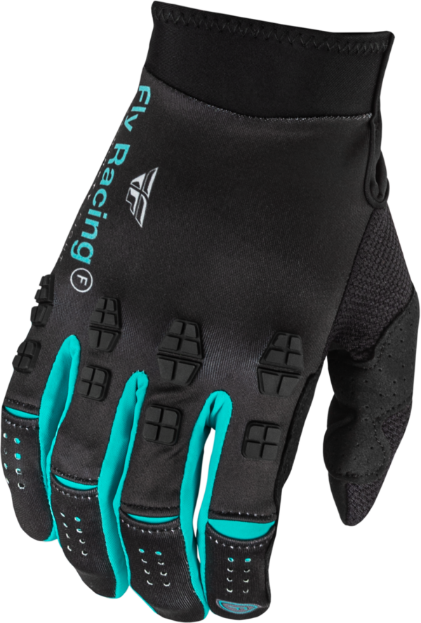 FLY RACING EVOLUTION DST SE STROBE GLOVES BLACK/ELECTRIC BLUE XS - 377-114XS