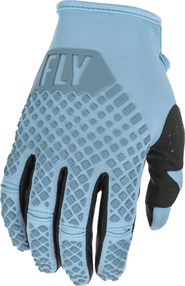 FLY RACING KINETIC GLOVES LIGHT BLUE MD - 375-414M