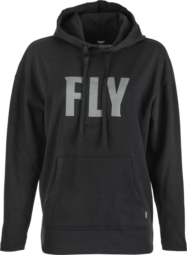 FLY RACING WOMEN'S FLY WEEKENDER HOODIE BLACK/GREY LG - 358-0010L