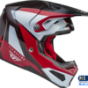 FLY RACING FORMULA CARBON PRIME HELMET RED/WHITE/RED CARBON 2X - 73-44322X - Image 4