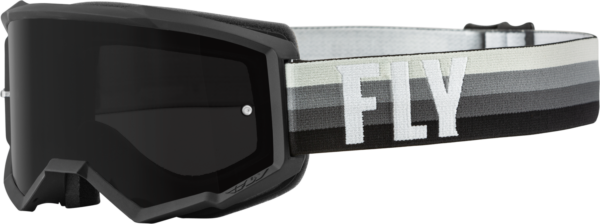 FLY RACING YOUTH ZONE GOGGLE BLACK/GREY W/ DARK SMOKE LENS - 37-51711