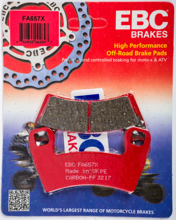 EBC BRAKE PADS FA657X CARBON X SERIES - FA657X