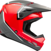 FLY RACING YOUTH KINETIC VISION HELMET RED/GREY YM - F73-8653YM - Image 4