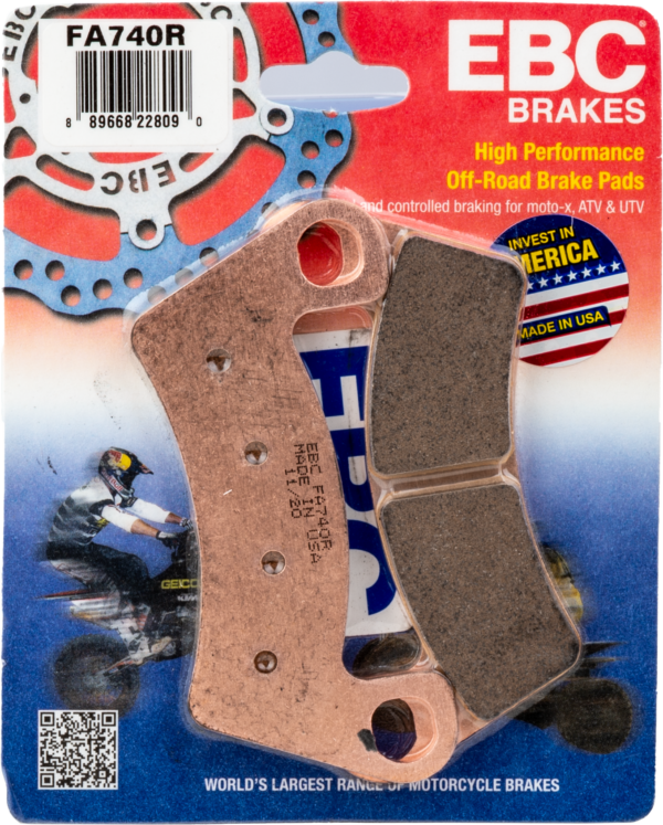 EBC BRAKE PADS FA740R SINTERED R SERIES - FA740R