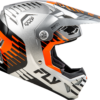 FLY RACING FORMULA CP SLICE HELMET GREY/ORANGE/BLACK XS - 73-0053XS - Image 5