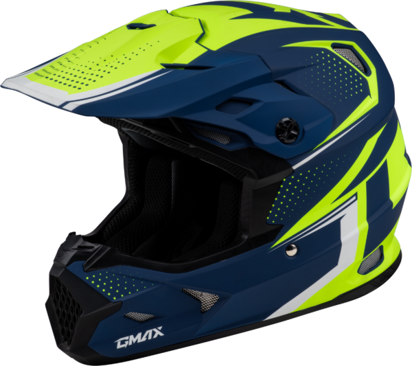 GMAX MX-96 502 HELMET MATTE BLUE/GREEN  MD - D3962185