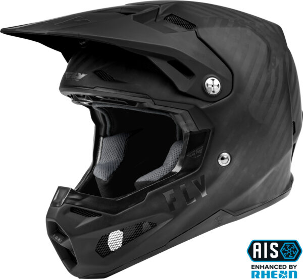 FLY RACING FORMULA CARBON SOLID HELMET MATTE BLACK CARBON XS - 73-4429XS